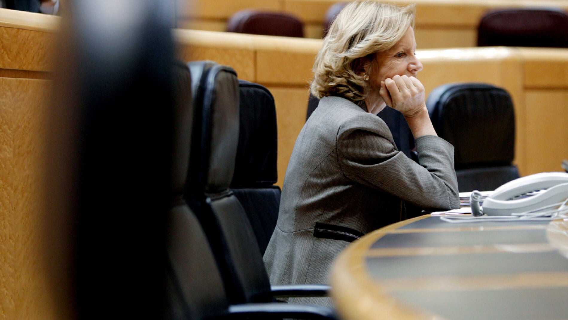 Elena Salgado, ministra de Econom&iacute;a