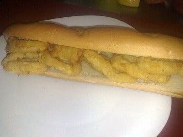 Bocadillo de calamares