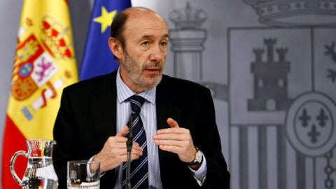 Rubalcaba tras el Consejo de Ministros