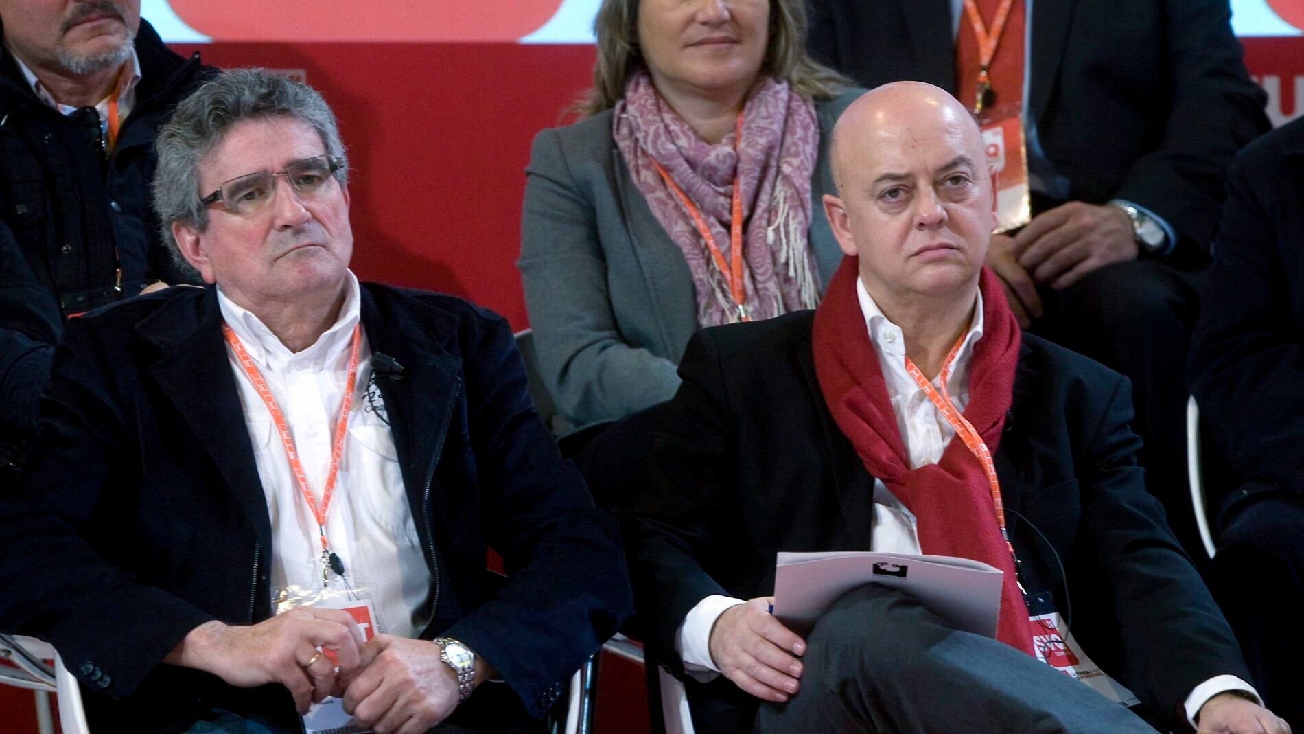 Odón Elorza durante la convención del PSOE