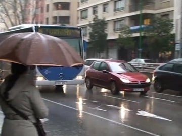 Lluvias en la península