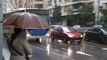 Lluvias en la península