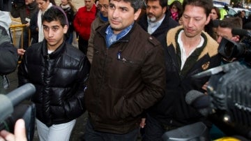Juan José Cortés a la salida de los juzgados