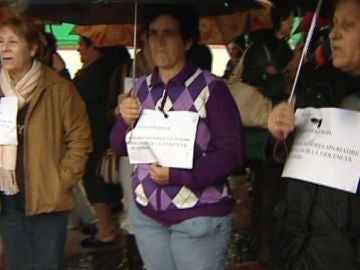 Recuerdo a la mujer fallecida en Málaga Recuerdo a la mujer fallecida en Málaga