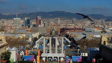 Imagen panorámica de la ciudad de Barcelona