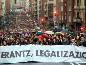 Manifestación en Bilbao a favor de Sortu Manifestación en Bilbao a favor de Sortu