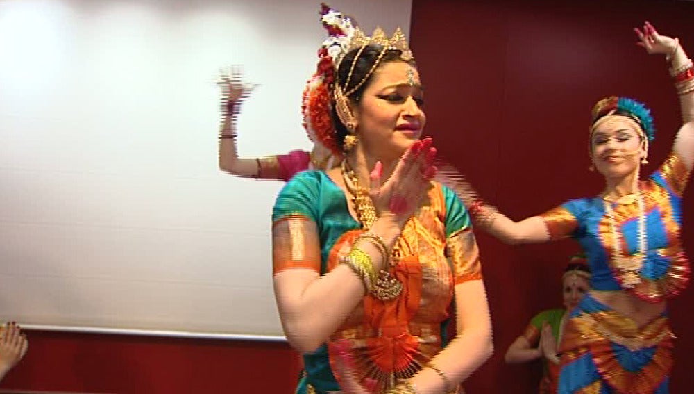 La danza india y el flamenco, unidos
