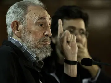 Castro, en una de sus últimas apariciones Castro, en una de sus últimas apariciones