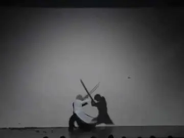 Espectáculo teatral japonés de sombras Espectáculo teatral japonés de sombras