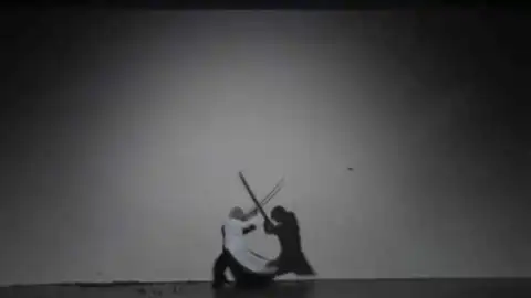 Espectáculo teatral japonés de sombras Espectáculo teatral japonés de sombras