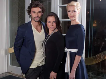Iván Sánchez, Kate del Castillo y Cristina Urgel Iván Sánchez, Kate del Castillo y Cristina Urgel