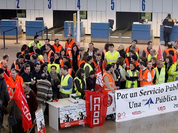 Contra la privatización de AENA