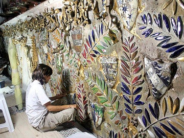 El mural de Gaudí, en la Catedral de Mallorca