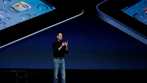 Steve Jobs presenta el nuevo iPad Steve Jobs presenta el nuevo iPad