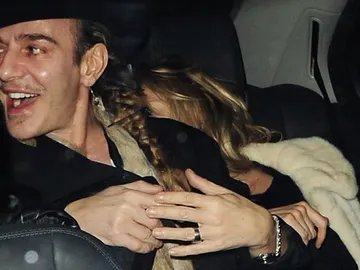 Galliano con Kate Moss Galliano con Kate Moss