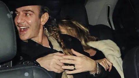 Galliano con Kate Moss Galliano con Kate Moss