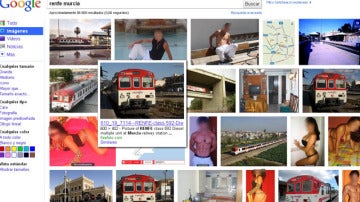 Resultado al buscar en Google imágenes "Renfe Murcia"