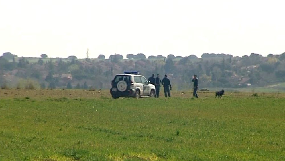 Policía cerca del lugar del asesinato