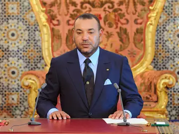 El rey Mohamed VI El rey Mohamed VI