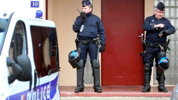 La Policía gala en una detención de miembros de ETA