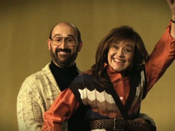 Javier Cámara y María Pujalte