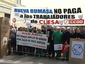 Los trabajadores de CLESA se manifiestan