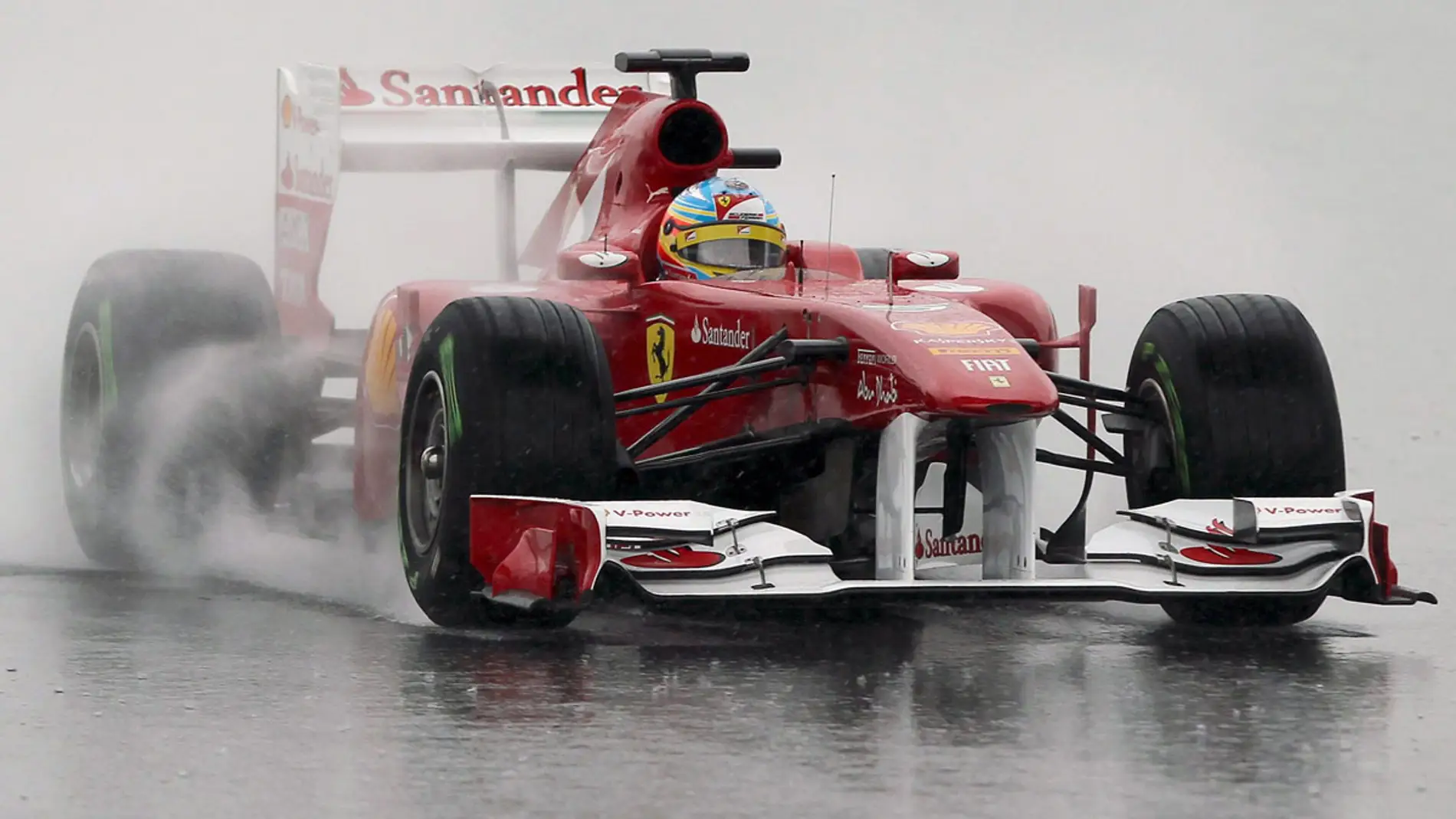 Alonso rueda en Montmeló