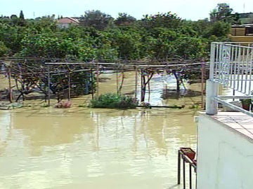 Atrapados por las lluvias en Málaga