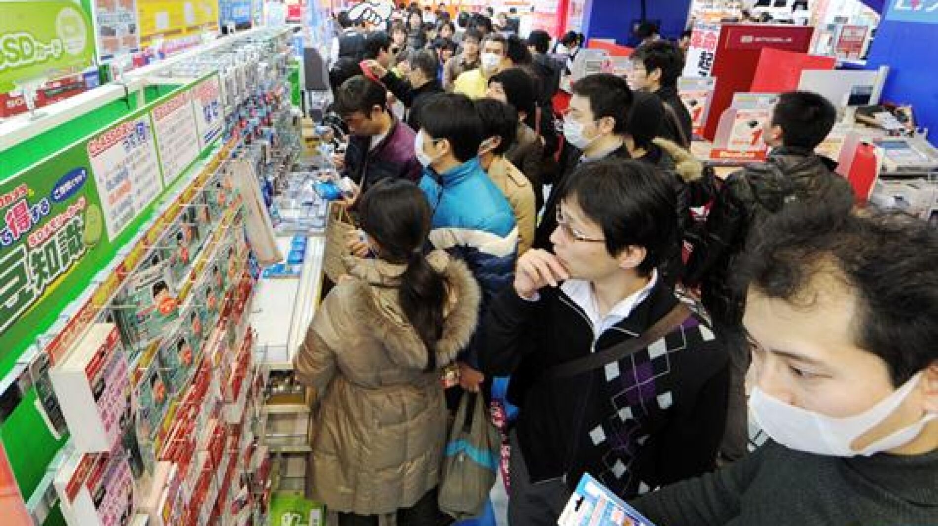 Saturaci&oacute;n en los supermercados ante los posibles cortes de luz
