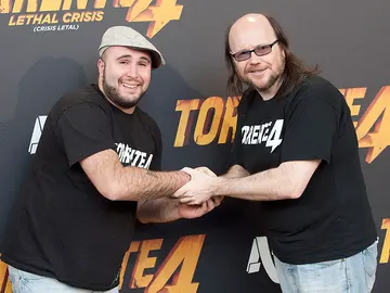 Santiago Segura y Kiko Rivera en la presentación de Torrente 4 Santiago Segura y Kiko Rivera en la presentación de Torrente 4