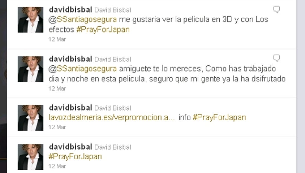 Twitter de David Bisbal