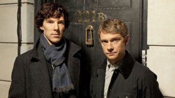 Benedict Cumberbatch y Martin Freeman en 'Sherlock'