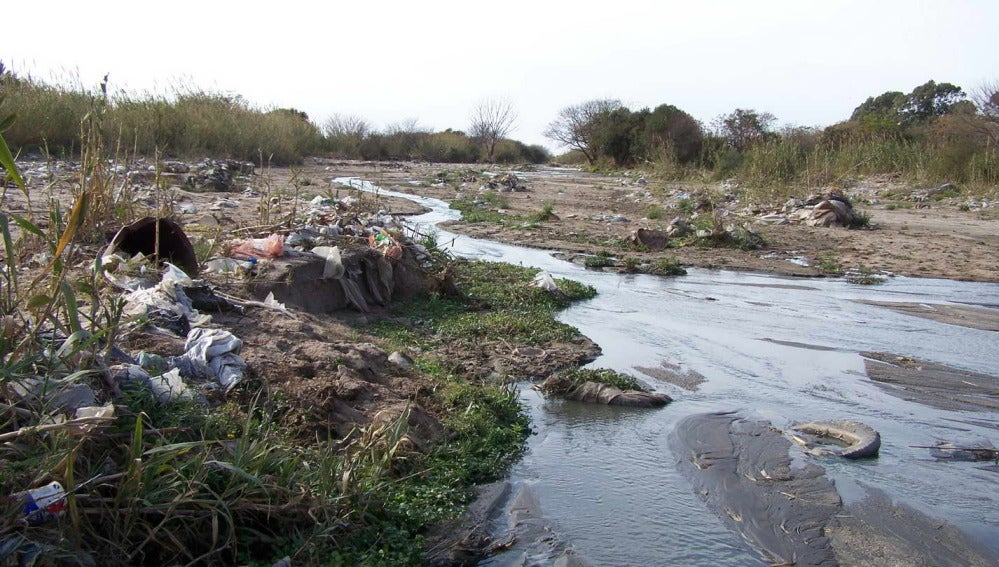 Un río contaminado