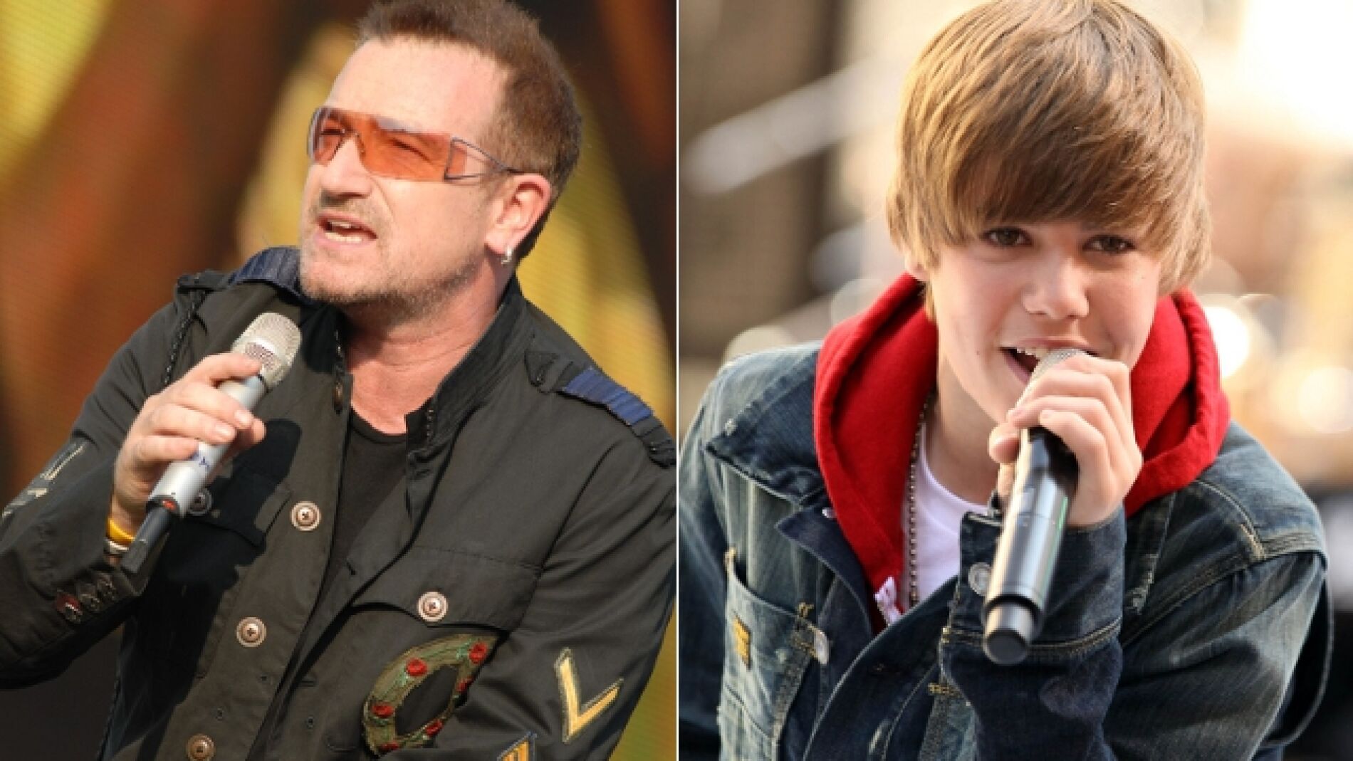 U2 y Justin Bieber