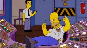 Homer, en el trabajo