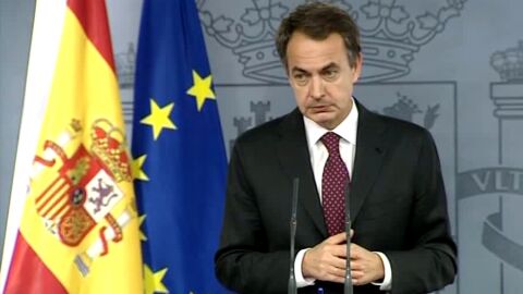 Zapatero tras su reuni&oacute;n con los empresarios