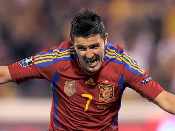 Villa, máximo goleador de la selección Villa, máximo goleador de la selección