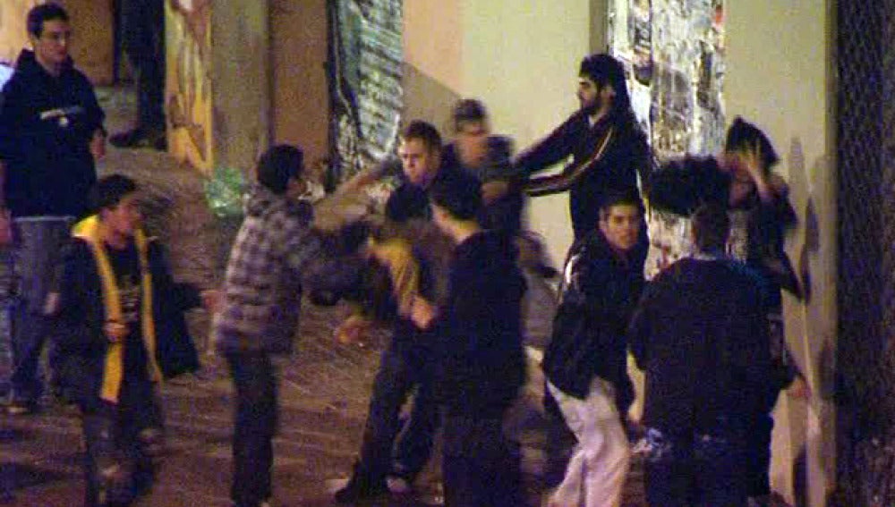 Pelea en el Poble Nou
