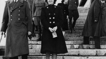 Hitler junto a Eva Braun