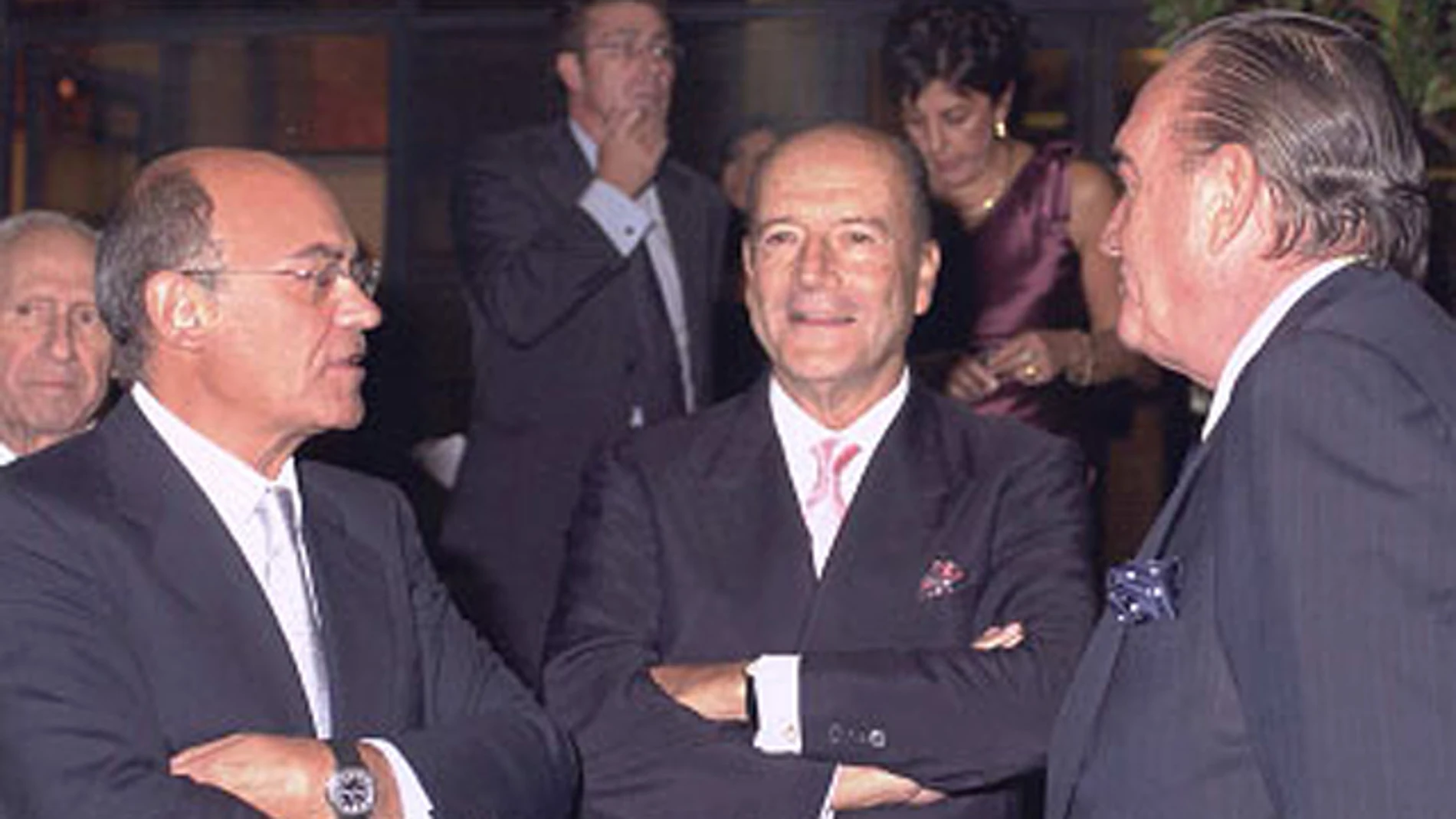 José Antonio Segurado entre Díaz Ferrán y Fernández Tapias José Antonio Segurado entre Díaz Ferrán y Fernández Tapias