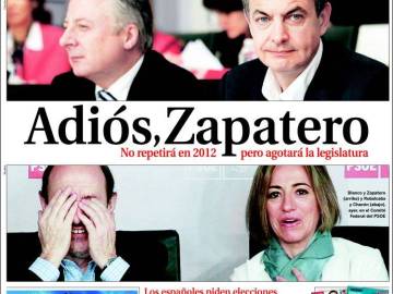 El adiós de Zapatero. La Razón