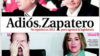 El adiós de Zapatero según la prensa 