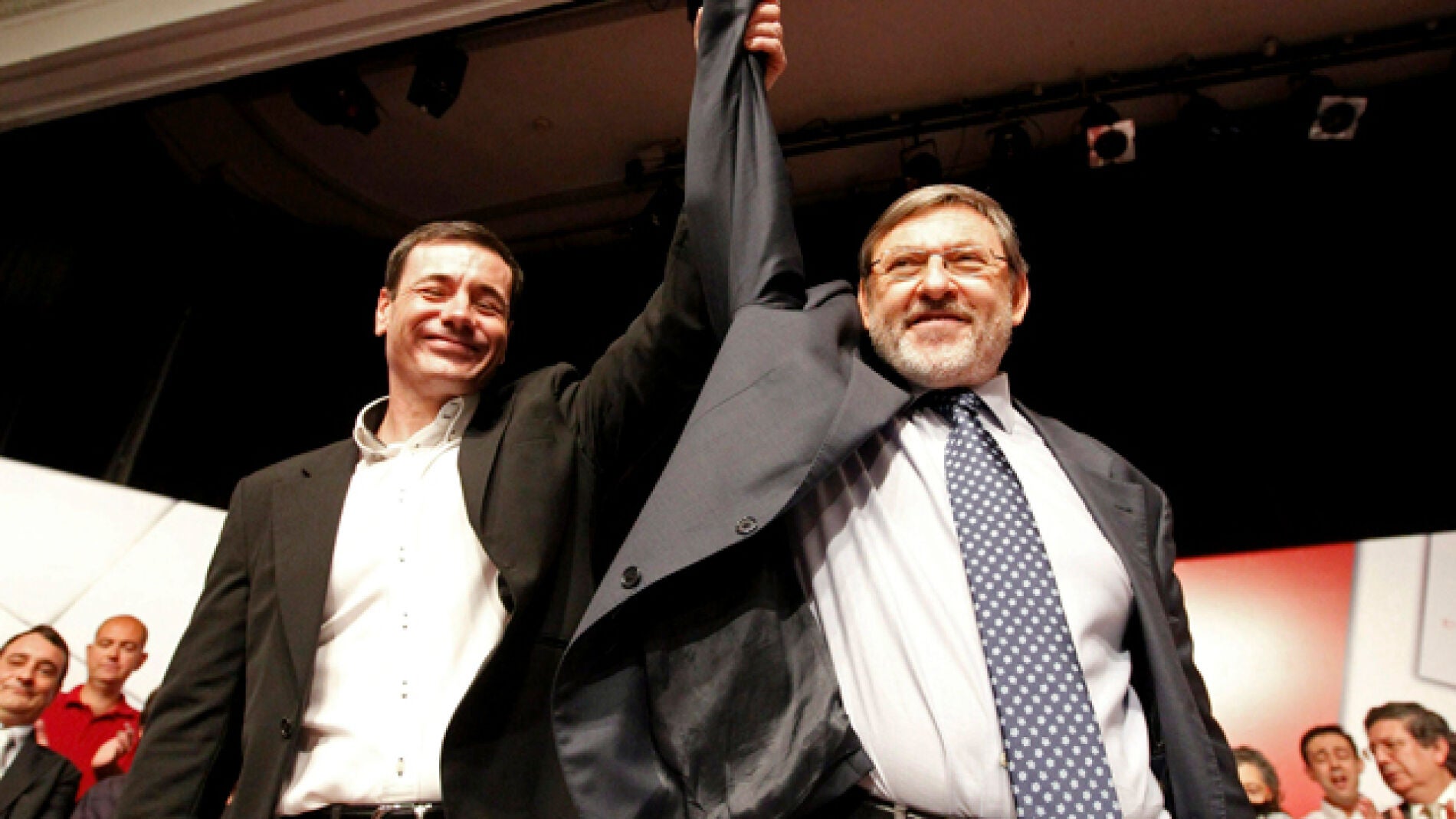 Tomás Gómez junto a Jaime Lissavetzky