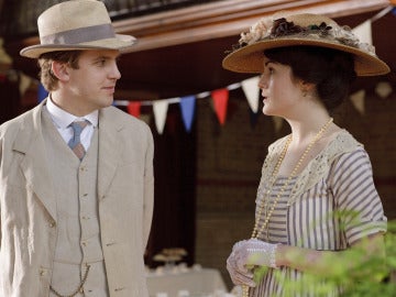 Matthew y Mary en el festival de las flores