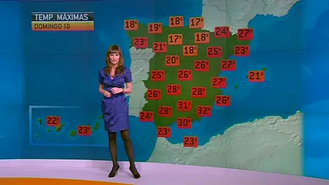 La previsión del tiempo, 09-04-2011, noche La previsión del tiempo, 09-04-2011, noche