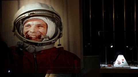 El astronauta sovi&eacute;tico, Yuri Gagarin