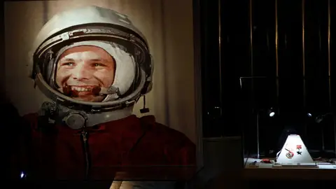 El astronauta soviético, Yuri Gagarin El astronauta soviético, Yuri Gagarin