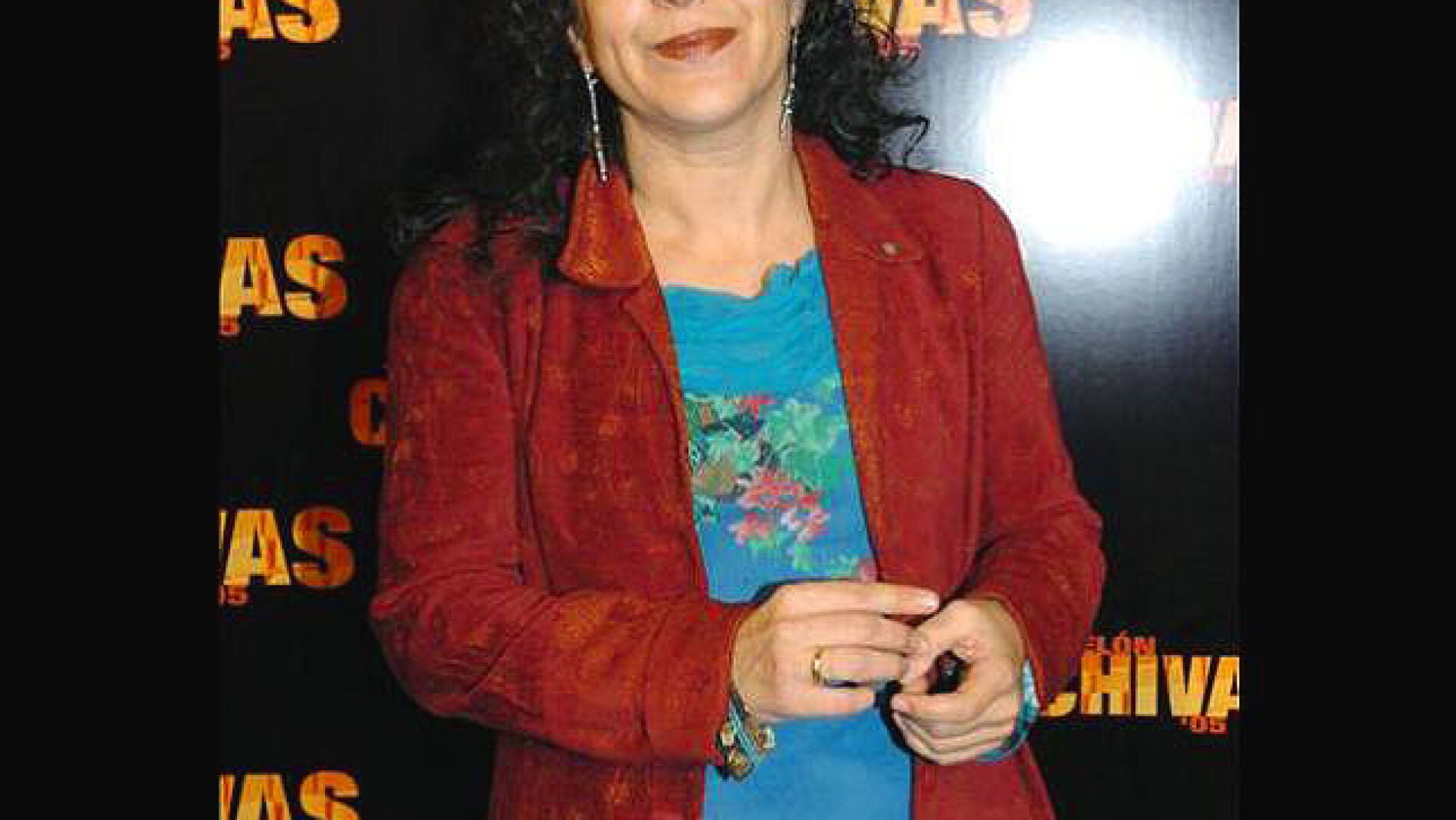 Helena Pimenta,en la presentaci&oacute;n de un evento teatral.