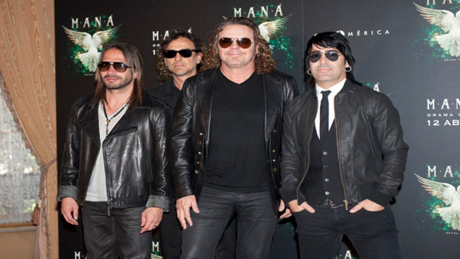  El grupo Man&aacute; durante la presentaci&oacute;n de su disco 'Drama y Luz'.