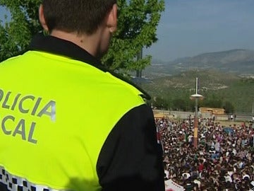 Botellón en Jaén